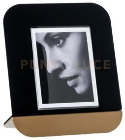 Portafoto di design altamarea piccolo nero ,oro laccato in ferro e ...