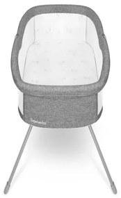 Lionelo - Lettino da viaggio MALIN Grigio Pietra