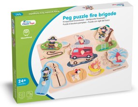 Puzzle in legno - Vigili del fuoco - 8 pezzi