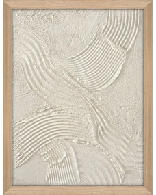 Quadro dipinto a mano 32,5x42,5 cm Sand shadows - Malerifabrikken