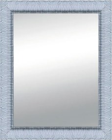 Specchio Matteo rettangolare in legno bianco 68 x 88 cm