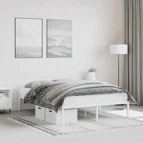 Giroletto İn Metallo Bianco 135x190 Cm /