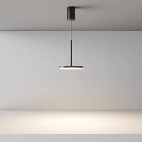 Maytoni P076PL-L12W3K-B - Lampadario LED a sospensione con filo PLATO LED/12W/230V 3000K nero