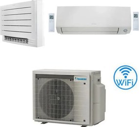 Daikin - Climatizzatore garanzia italia Serie Perfera All Seasons WiFi + fvxm-b Pavimento Perfera R32 Dual Split Inverter 7000 + 9000 btu con u.e.