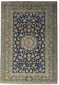 Kashan Tappeto persiano 340 x 230 Blu (Iran) Annodato A Mano