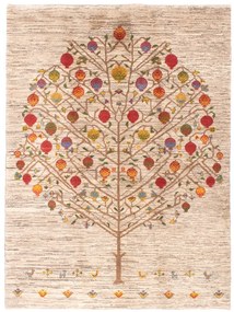 Gabbeh Tappeto 150 x 200 Beige (Iran) Annodato A Mano
