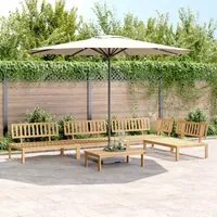 Set Divano Pallet da Giardino 5 pz in Legno Massello di Acacia 3209304