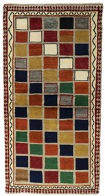 Gabbeh Tappeto 210x110 (Iran) Annodato A Mano
