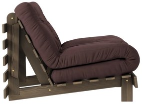 Poltrona marrone scuro Roots - Karup Design