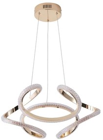 Lampadario LED a sospensione con filo LED/24W/230V 3000K 50x120 cm