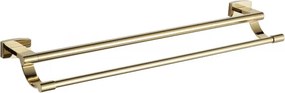 Mexen Zoja doppio gancio per asciugamani, oro - 7019125-50