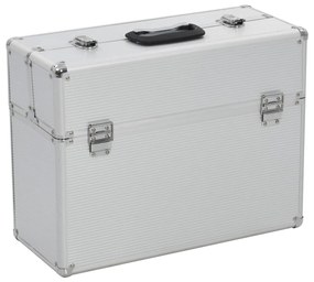 Valigetta Per Attrezzi 47x36x20 Cm Argento İn Alluminio /