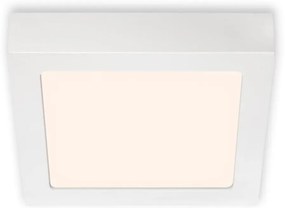 Briloner 7123-016 - Plafoniera a LED FIRE, 12W, 230V, 3000K, 17x17 cm, bianco