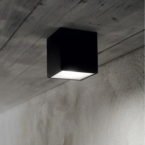 Ideal Lux - Faretto da esterno TECHO 1xGU10/20W/230V 9x9 cm IP54 antracite