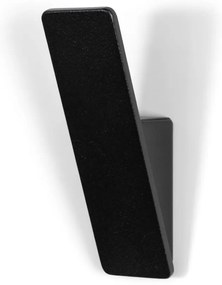 Gancio da parete nero in acciaio Angle – Spinder Design