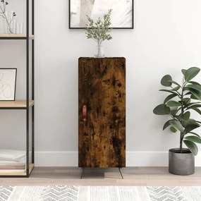 Credenza Rovere Fumo 34,5x34x90 Cm İn Legno Multistrato /