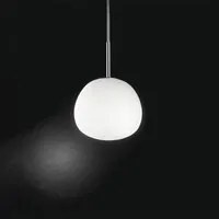 Lampadario Contemporaneo Axis Cromo 1 Luce