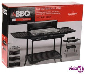 ProGarden Griglia Elettrica Barbecue con Supporto 2000W Nera