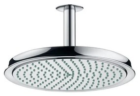Soffione doccia HANSGROHE Raindance Classic 240 in inox cromato L 27 x H 17.7 x P 17.7 cm anticalcare 1 getto