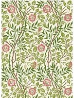 Morris & Co Carta da parati Sweet Briar - Boughs/ Rose
