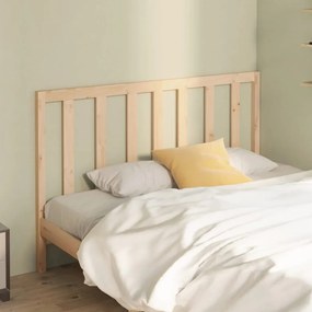 Testiera Per Letto 146x4x100 Cm İn Legno Massello Di Pino /