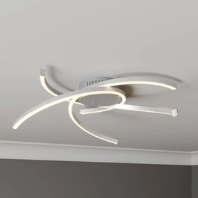 Lindby Katris plafoniera LED, 58 cm, alluminio