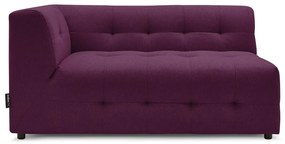 Modulo divano viola scuro (angolo sinistro) Kleber - Bobochic Paris