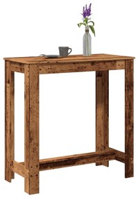 Tavolo Da Bar Legno Antico 102x50x103,5 Cm İn Legno Multistrato /