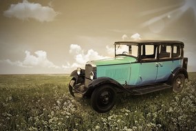 Carta da parati autoadesiva – Auto retrò