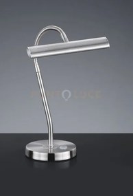 Curtis lampada da tavolo led 4w · 1x 430lm, 3000k acciaio c/flessib...