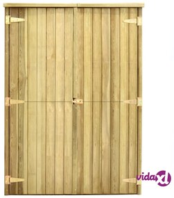 vidaXL Rimessa Attrezzi da Giardino 123x50x171cm in Pino Impregnato