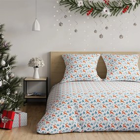 Biancheria da letto in flanella per letto matrimoniale , 200 x 220 cm Snuggy Northpole - AmeliaHome