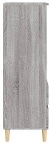 Credenza grigio sonoma 40x36x110 cm in legno multistrato
