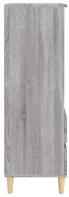Credenza grigio sonoma 40x36x110 cm in legno multistrato