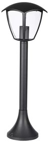 Lampada Da Terra Per Giardino Esterno IP44 Altezza 600mm Attacco E27 Garden Lamp Colore Nero SKU-7059