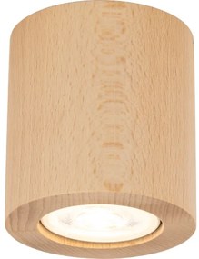 Faretto EVE 1xGU10/10W/230V faggio