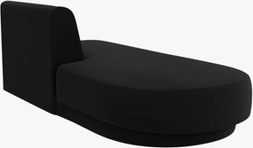 Chaise longue modulare Miley in velluto – L158 cm