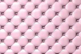 Carta da parati autoadesiva – Eleganza della pelle in rosa bonbon