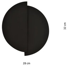 Applique FORM 1xG9/8W/230V nero