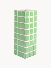 Vaso di design effetto piastrellato Tile, alt. 28 cm