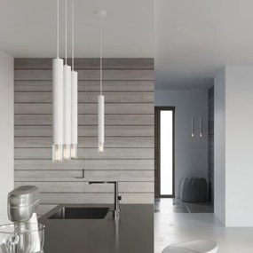 Sollux SL.0958 - Lampadario su corda VIZIER 2xG9/40W/230V bianco