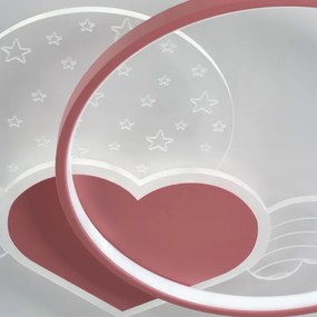 Brilagi - Plafoniera per bambini LOVE LED/48W/230V 3000/4500/6000K rosa