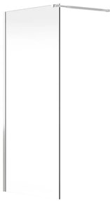 Parete per doccia walk-in Cromo 120 x 200 cm  - DAREN