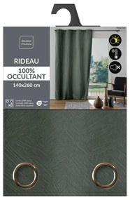 Tenda color kaki in velluto 140x260 cm Olympe – douceur d'intérieur