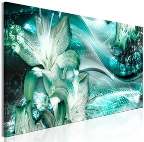 Quadro Emerald Dream (1 Part) Narrow  Colore Grigio, Dimensioni e Misure 120x40