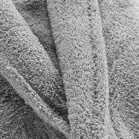 Accappatoio grigio chiaro in cotone M Tendresse – douceur d'intérieur