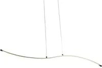 Sospensione Moderna Scorpius Onda Led Integrato 18W Alluminio Bianco