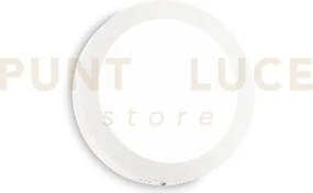 Universal round plafoniera led smd 17 w 110° 1750 lm 2700 k bianca