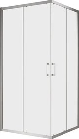 Lato per box doccia angolare scorrevole Era H 200 x L 106-109 cm, sp 6 mm cromo trasparente