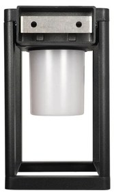 Applique da parete Solare con Sensore Movimento Nera IP54 serie Vimo Colore Bianco Naturale 4.000K